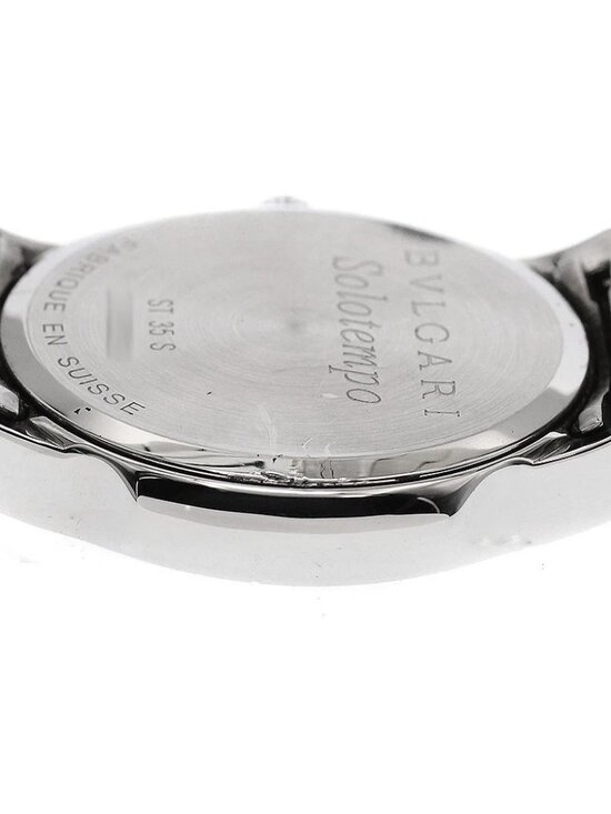 BVLGARI Solo tempo ST35S Date Gray Dial Quartz Men\'s Watch_945850 main image 6